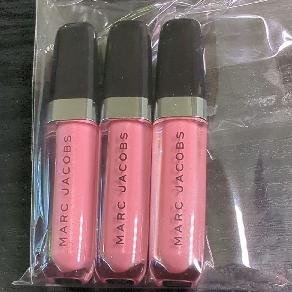 3 Marc Jacobs Pink Lip Balm Gloss in Sugar High NEW